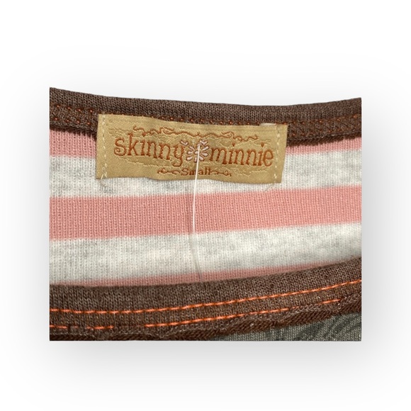 new skinny minnie 𖦹 Amusement Fair Patch Tee 𖦹 Embellished Mixed Print 𖦹 S - Picture 7 of 15